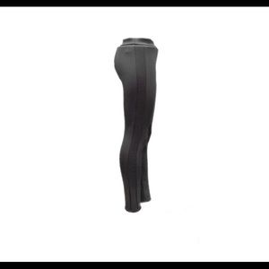 MAXMARA Black Neoprene Wool Detail Pants